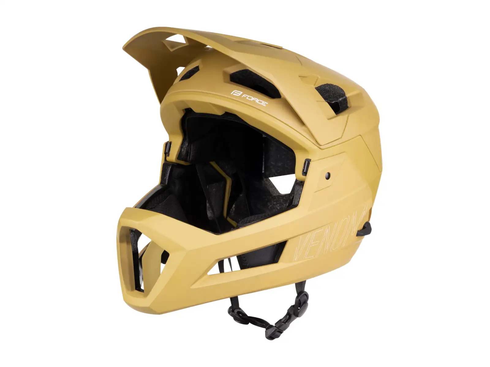 Force Venom Downhill Helm braun