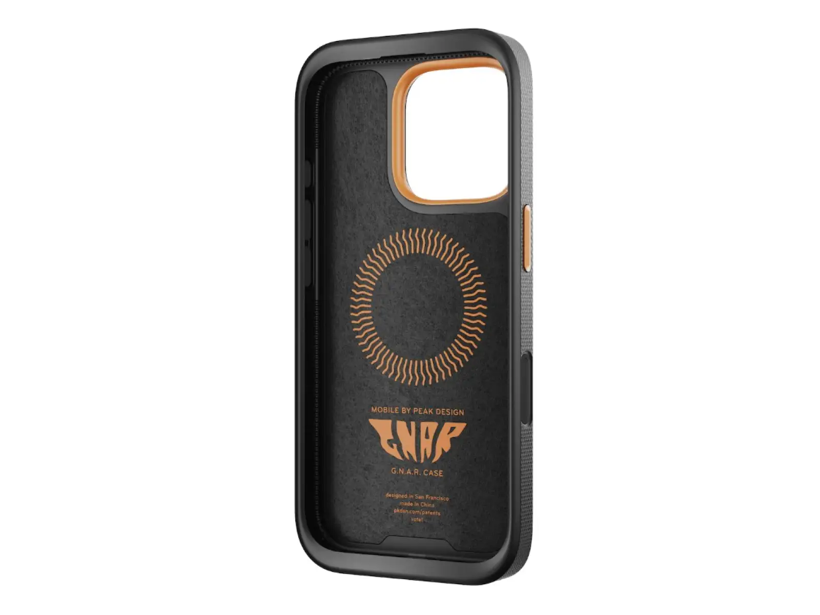 Peak Design G.N.A.R. Hülle für iPhone 16 Pro Max Black
