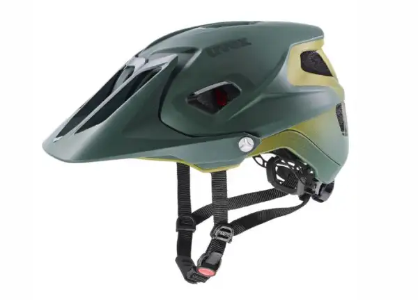 Uvex Quatro Integrale MTB Helm Tocsen Forest/Mustard Mat