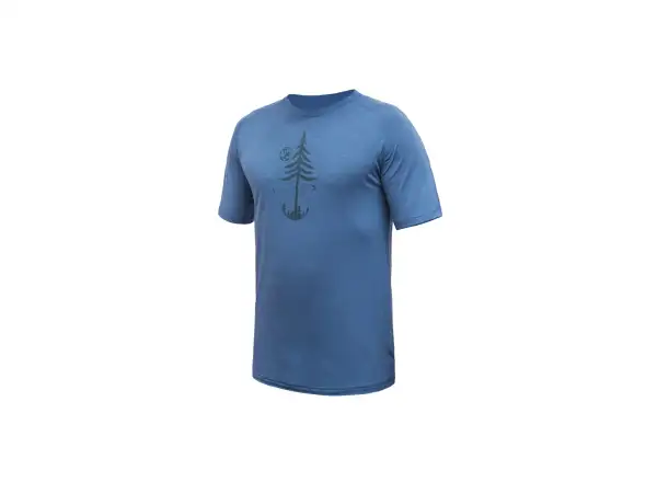 Sensor Merino Air Earth Herren T-Shirt Kurzarm Riviera Blue