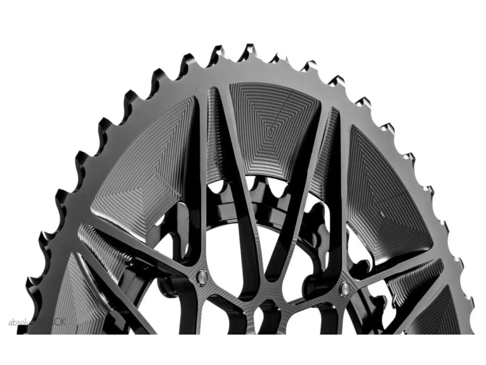 Absolute Black Cannondale Road Oval 50-34 Kettenblatt-Set