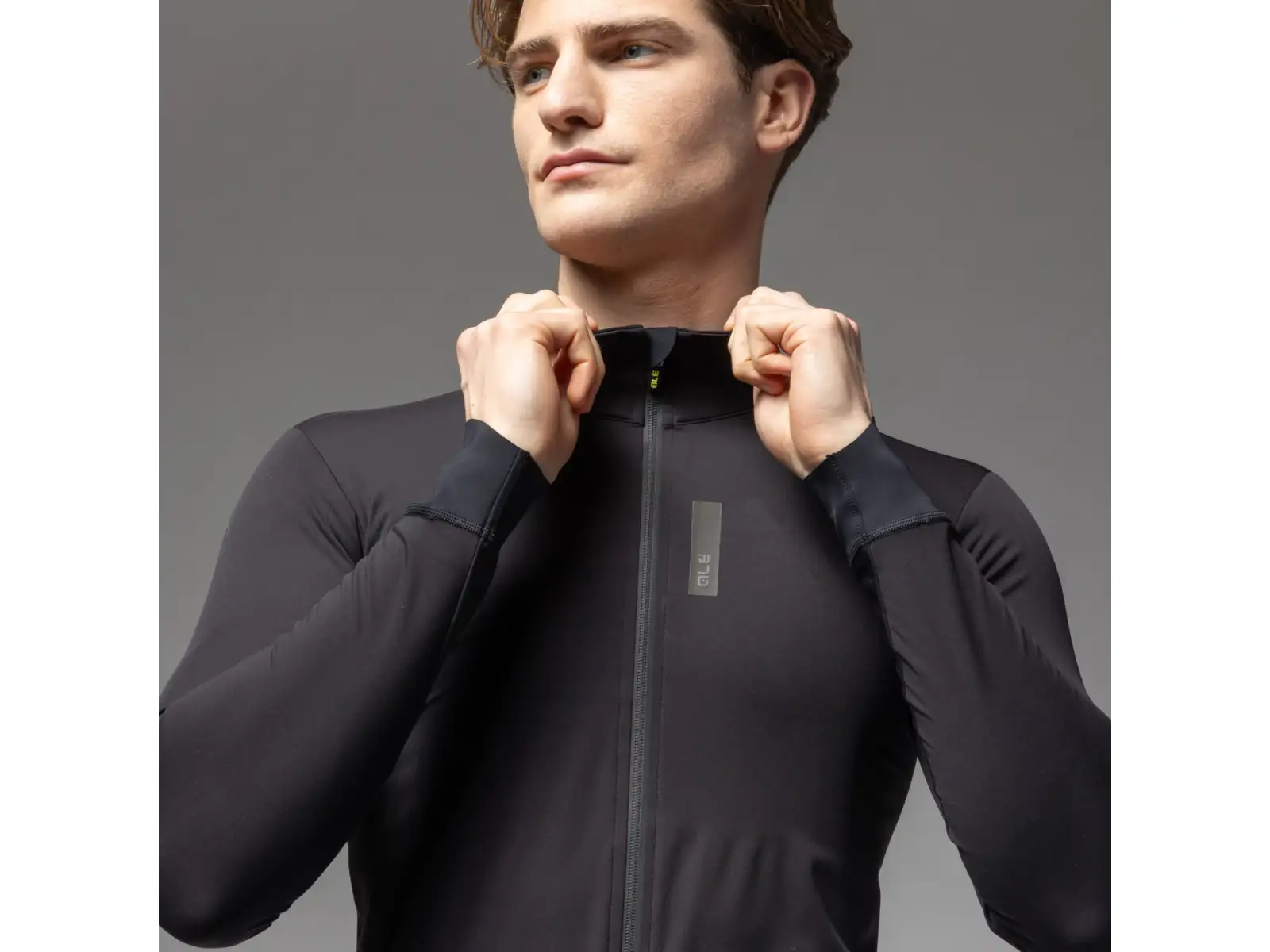 Alé R-EV1 Defence 2.0 Herren Fahrradjacke schwarz