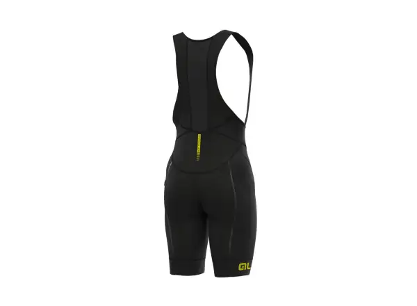 Fahrradshorts Alé R-EV1 Agonista Plus Herren Schwarz/Fluo Gelb