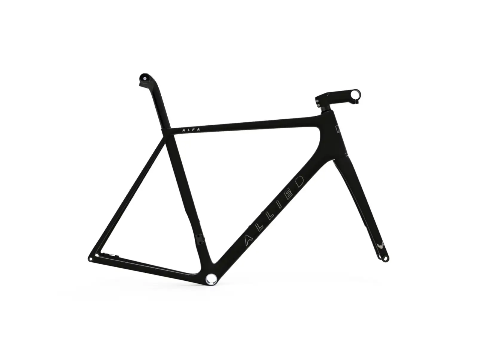 Allied Cycle Works Alfa Custom Carbon Rennrad-Rahmenset Schwarz