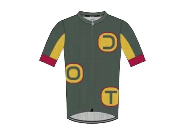 Dotout Dots Herrentrikot mit kurzen Ärmeln in Grün