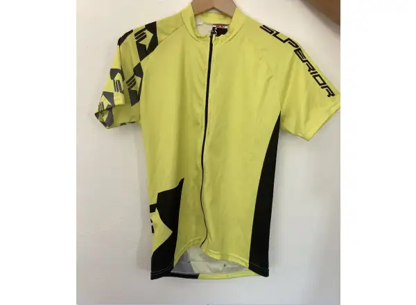 Superior Damen-Trikot schwarz/limette kurzarm