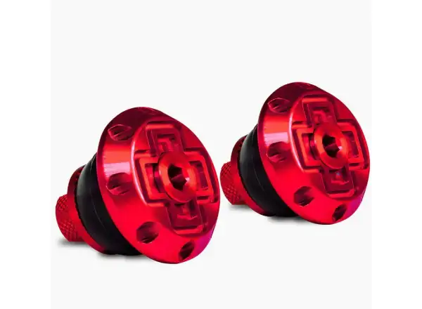 Muc-Off Disco Bar End Plugs Lenkerendstopfen rot
