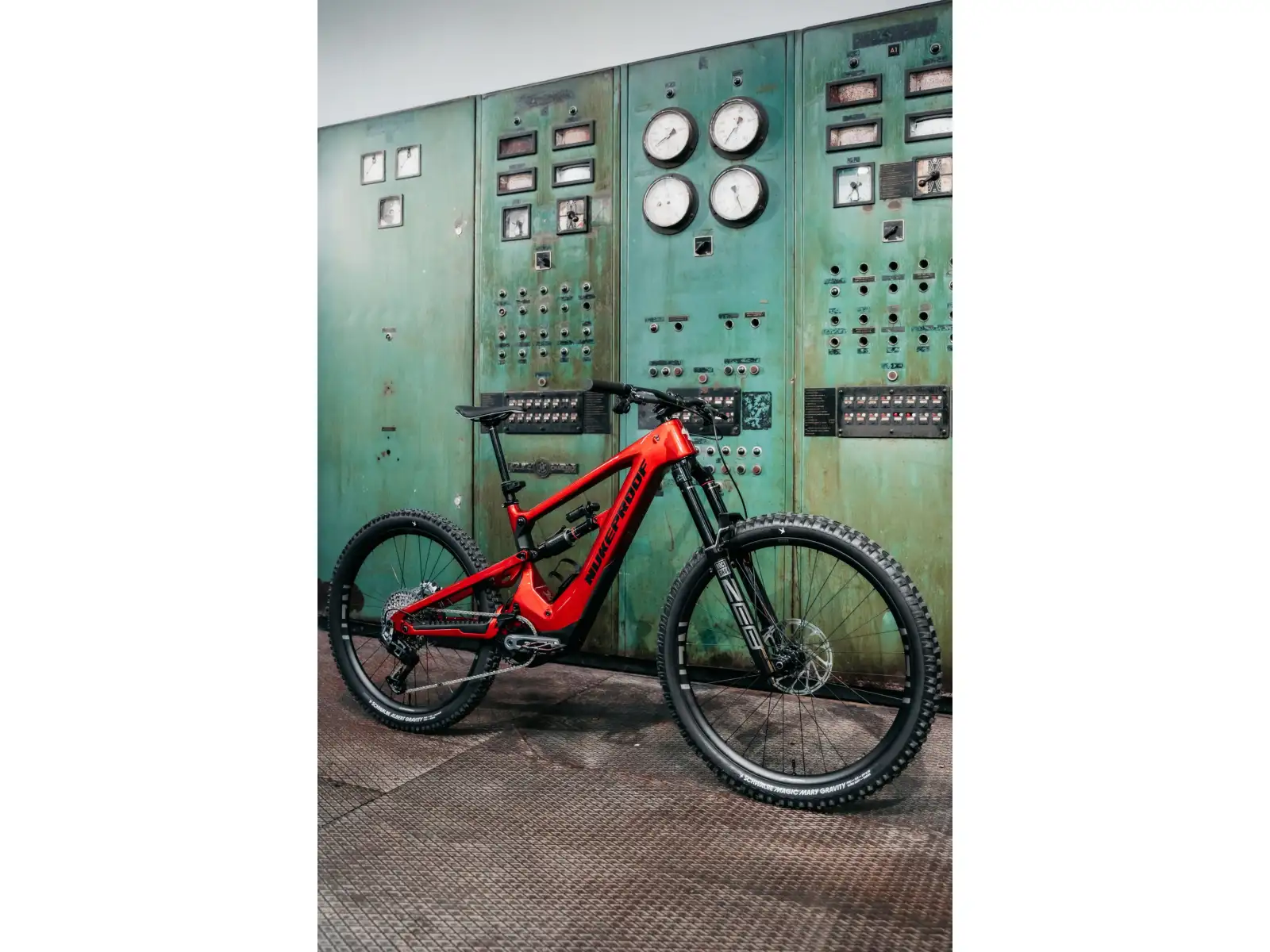 Nukeproof Megawatt Carbon Pro 297 T-GX vollgefedertes E-Bike Red