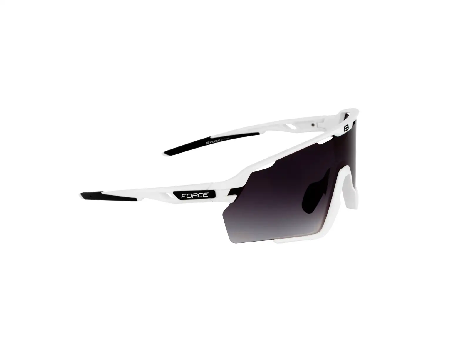 Force Cyclone Brille weiß/schwarz Übergangsglas