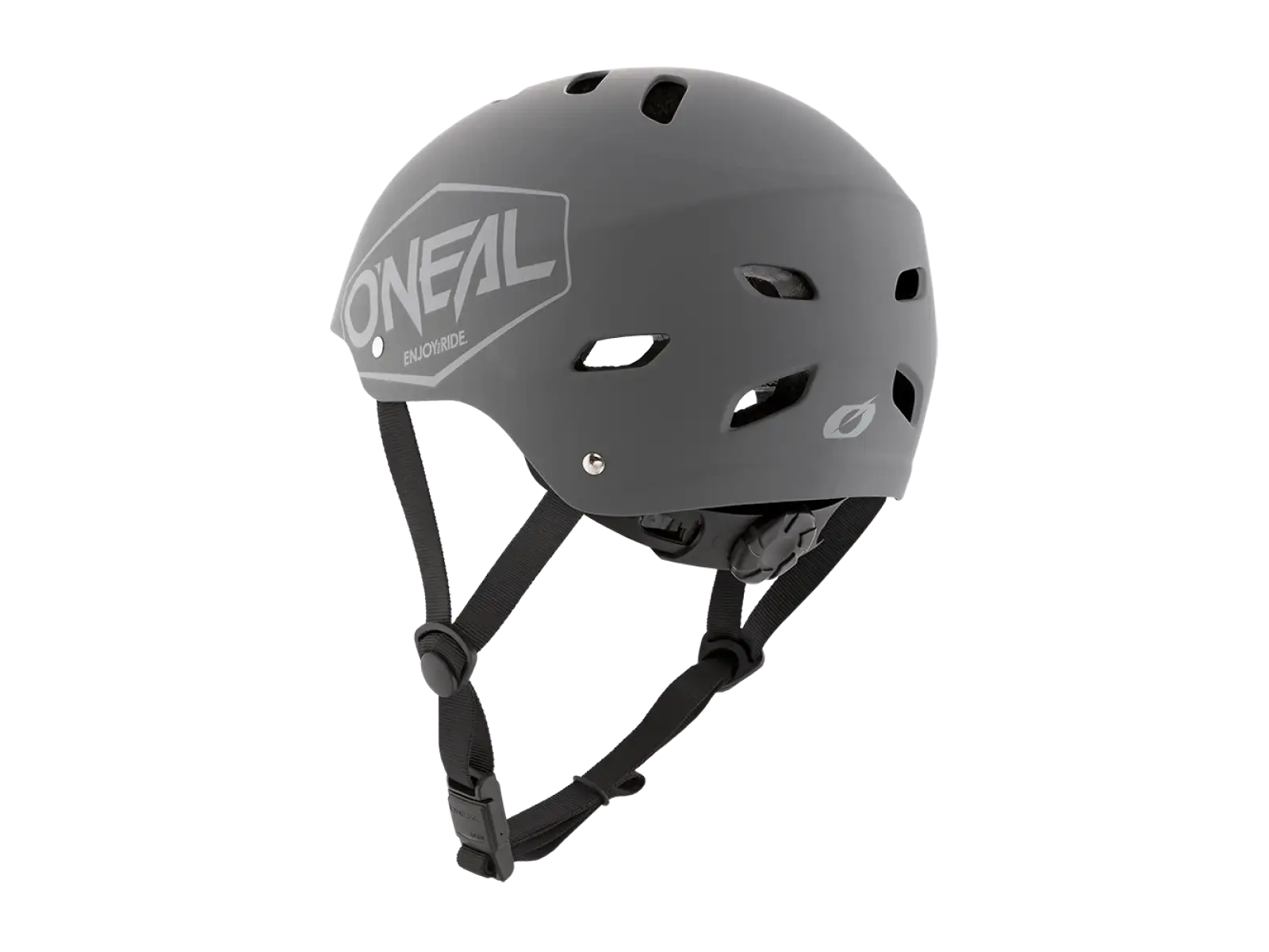 ONeal Dirt Lid Jugend Kinderhelm Einfarbig Grau