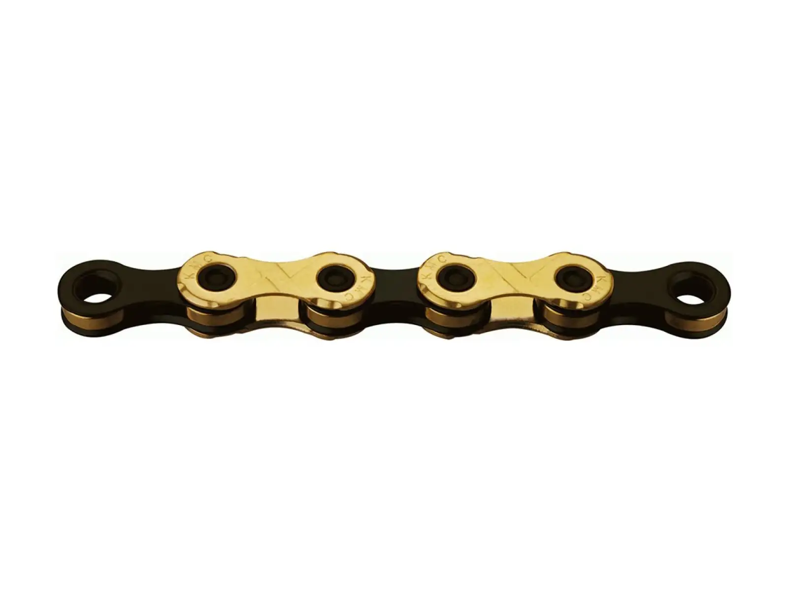 KMC X12 Ti-N Kette gold/schwarz 126 Glieder