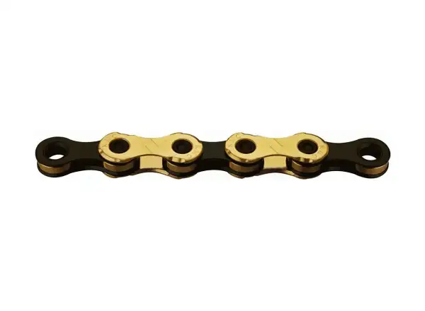 KMC X12 Ti-N Kette gold/schwarz 126 Glieder