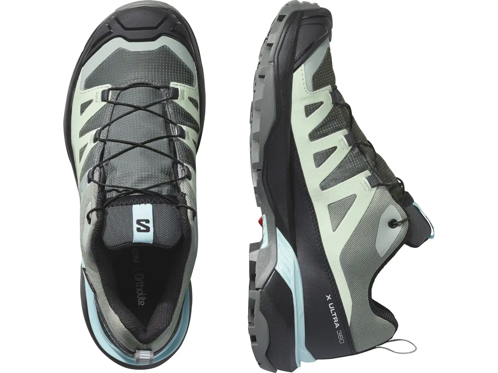 Salomon X Ultra 360 GTX Damen Wanderschuhe Sedona Sage/Black/Sea Foam