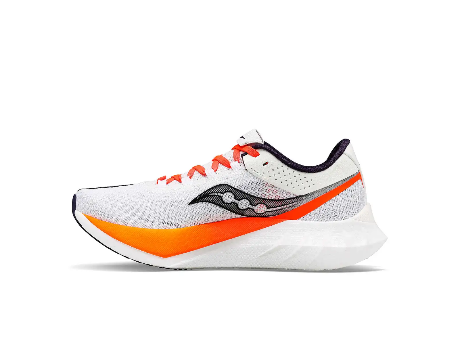 Saucony Endorphin Pro 4 Herren-Laufschuhe Weiß/Schwarz