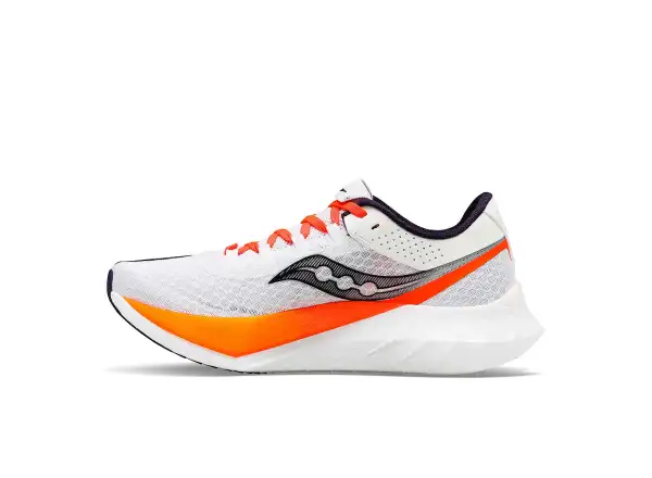 Saucony Endorphin Pro 4 Herren-Laufschuhe Weiß/Schwarz