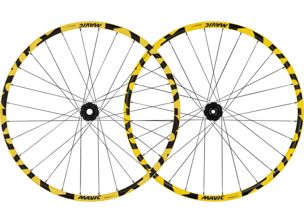 Mavic Deemax DH žlutá 29" 20x110/12x157 mm ořech Sram XD 6děr vypletená kola