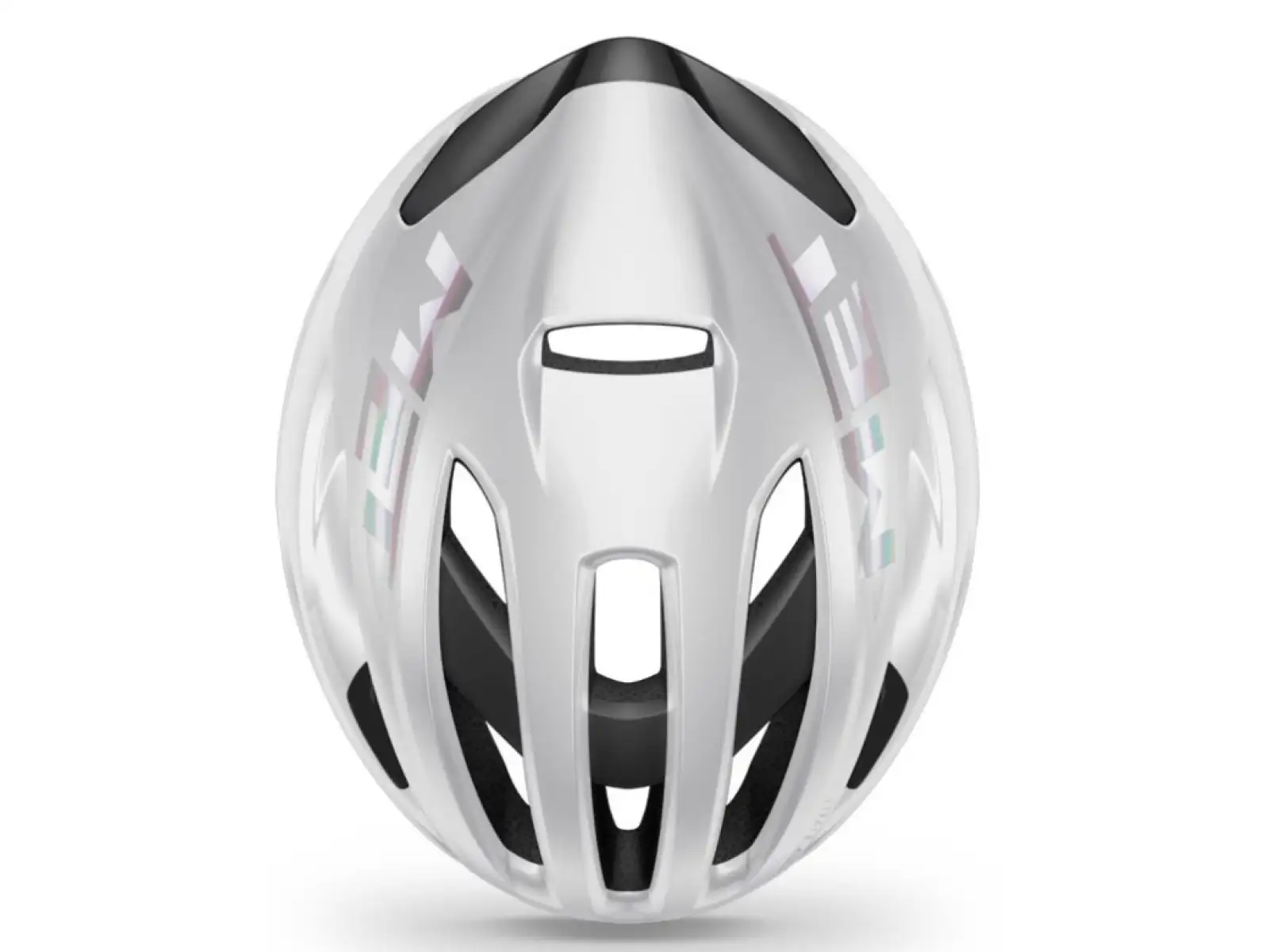 MET Rivale MIPS Helm Weiß holographisch Glanz