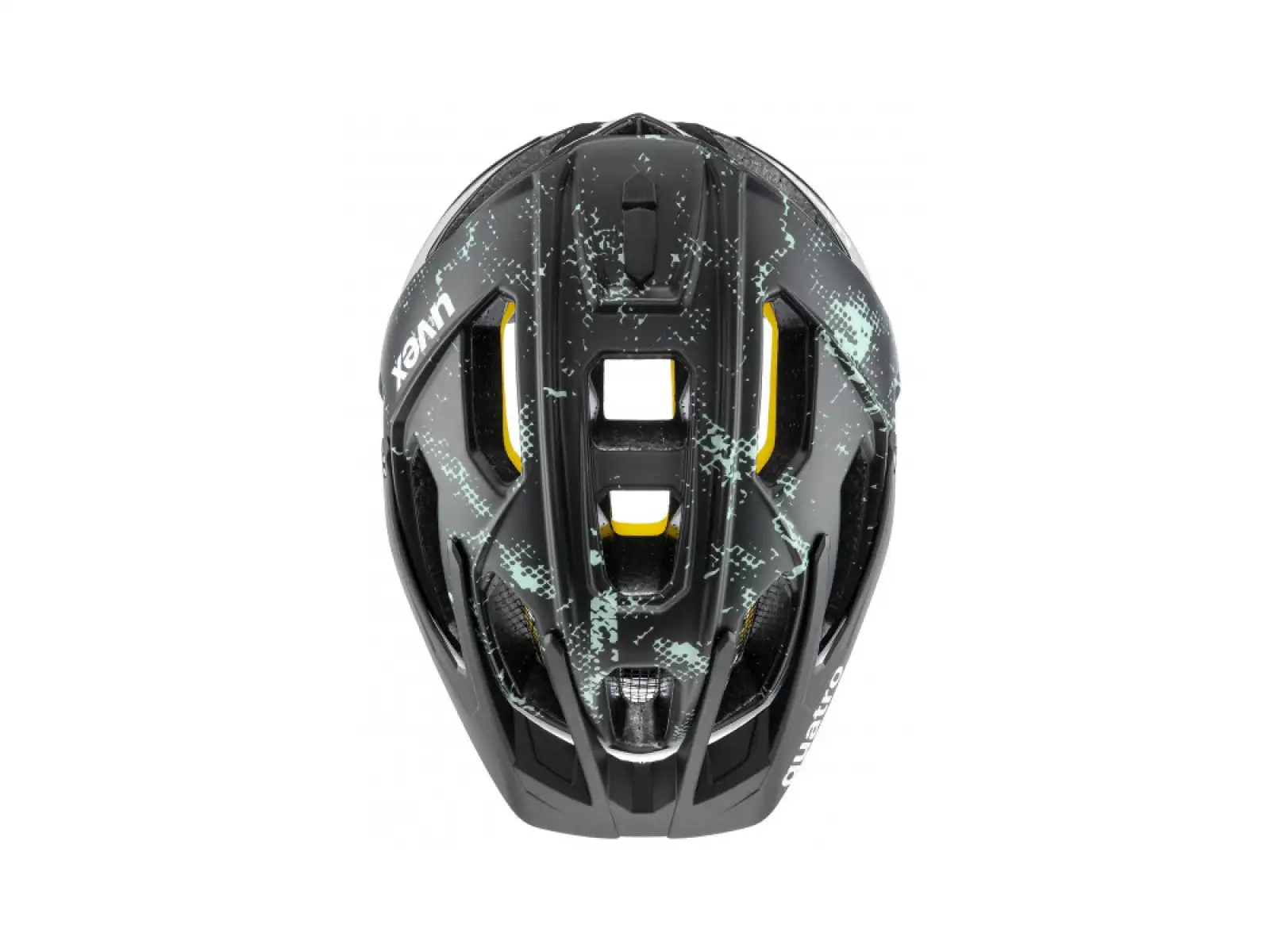 Uvex Quatro CC MIPS Helm Black/Jade Matt