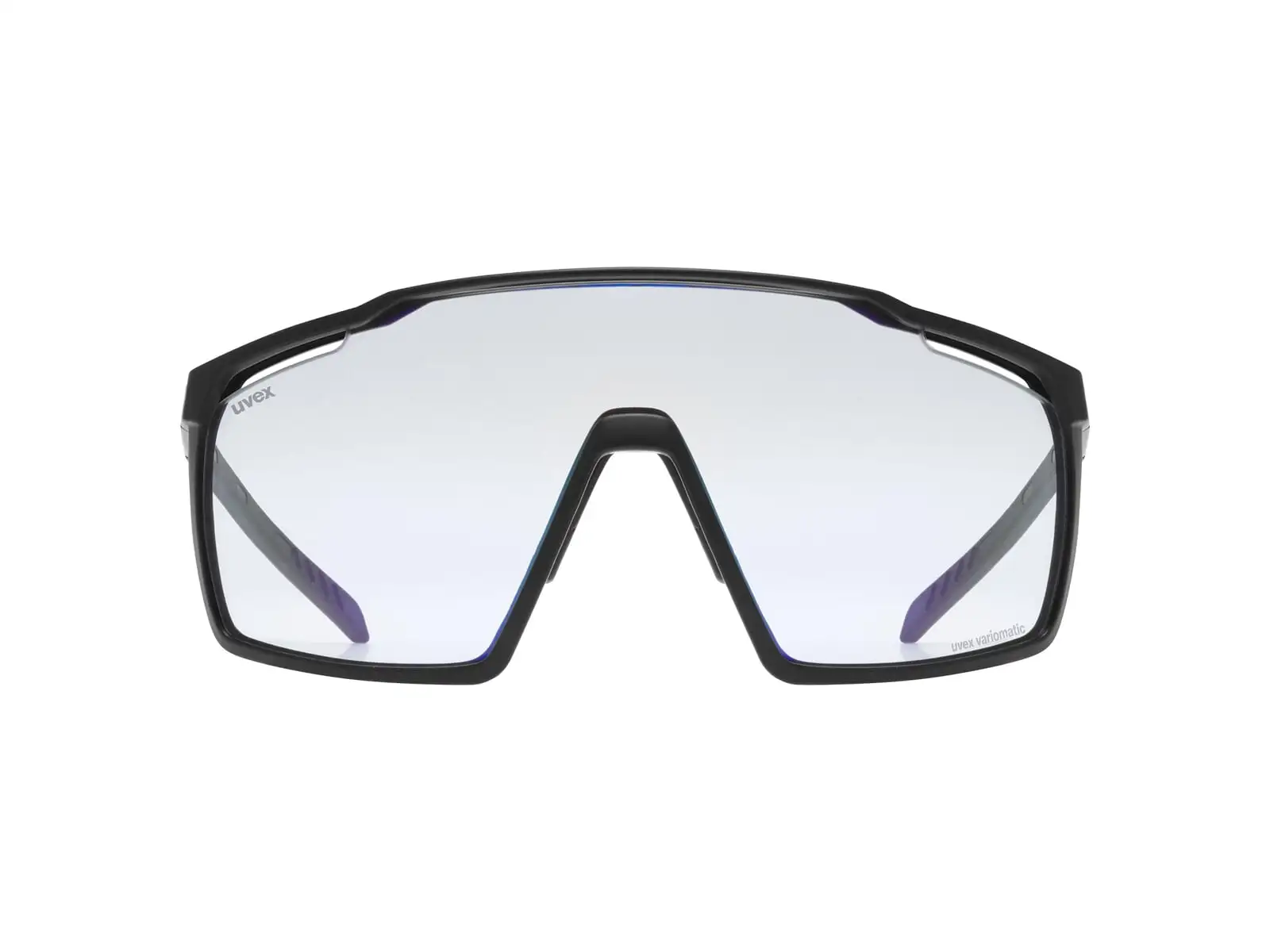 Uvex MTN Perform V Sonnenbrille Black Matt/LTM. Blue