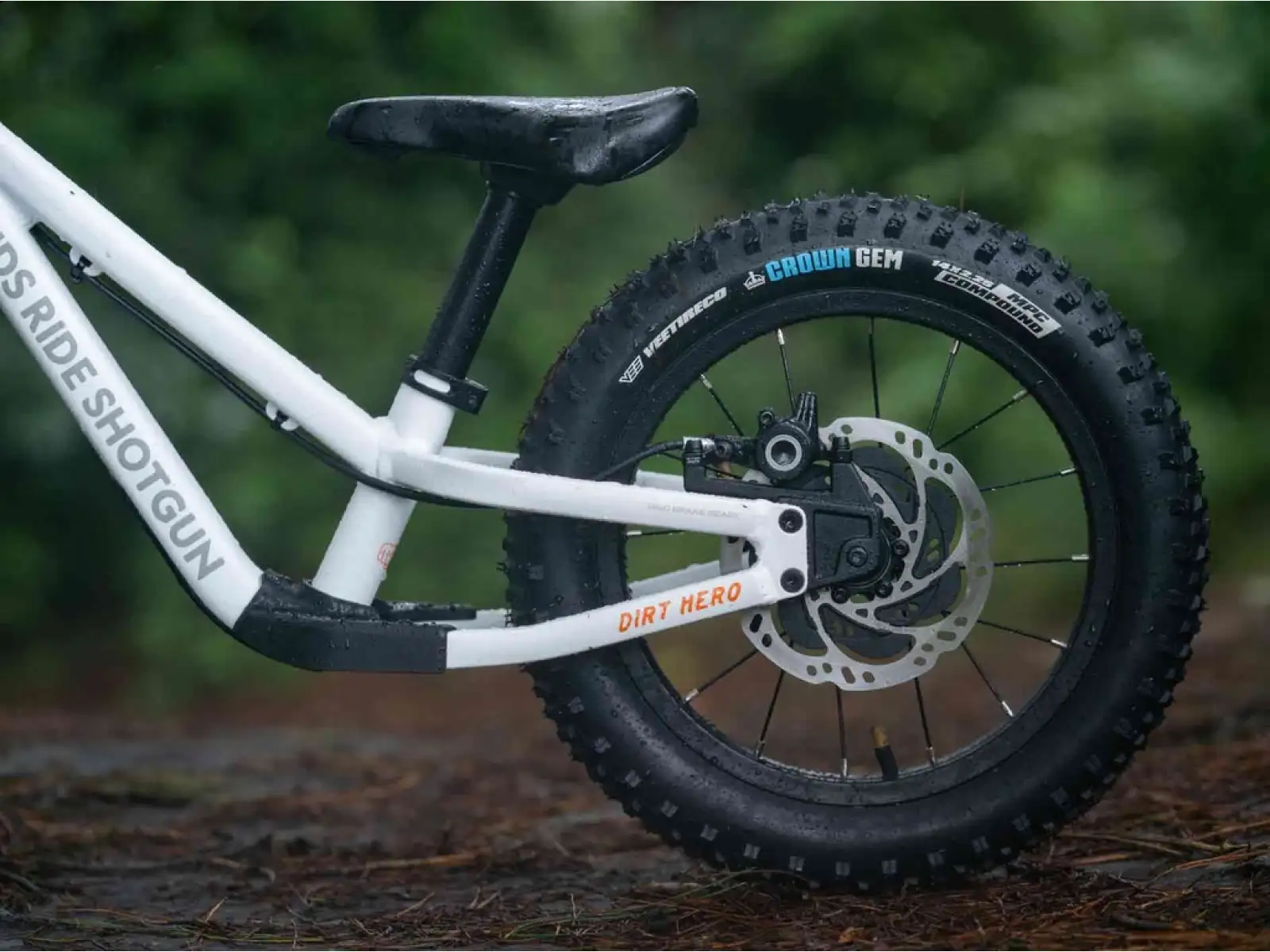 Kids Ride Shotgun Dirt Hero 12 Laufrad mit Bremse