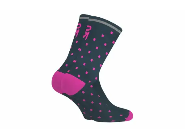 Rock Machine Lange Socken blau/lila