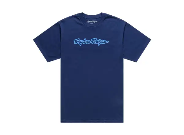Troy Lee Designs Herren T-Shirt Navy/Aero Blue