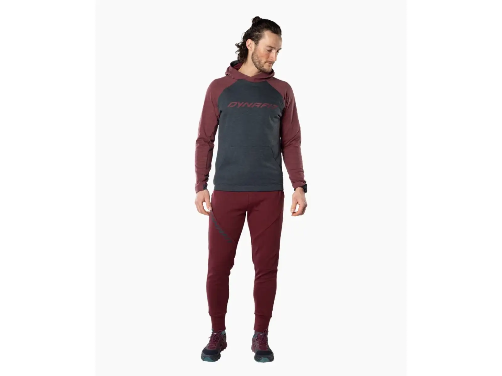 Dynafit 24/7 Polartec Kapuzenpullover Herren Weinrot