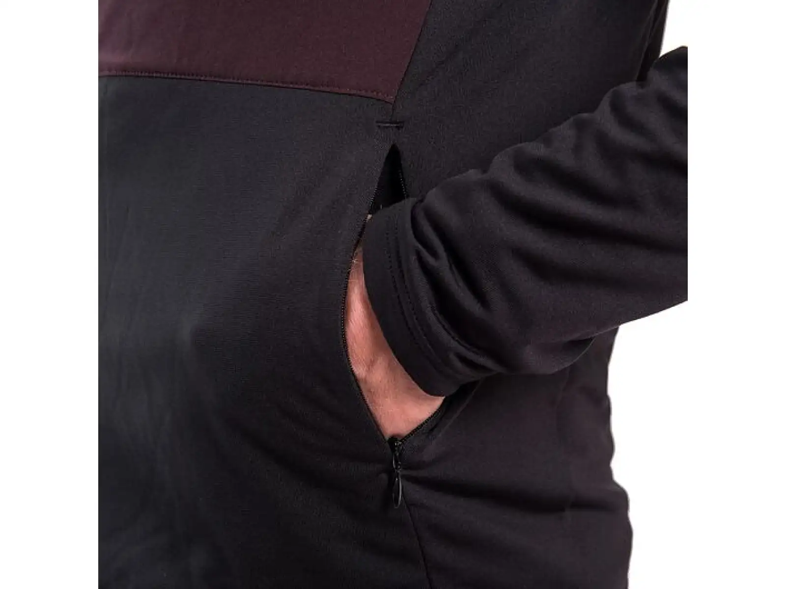 Sensor Coolmax Thermo Herrenjacke schwarz/Port Red