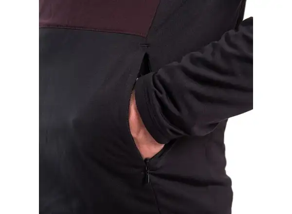 Sensor Coolmax Thermo Herrenjacke schwarz/Port Red