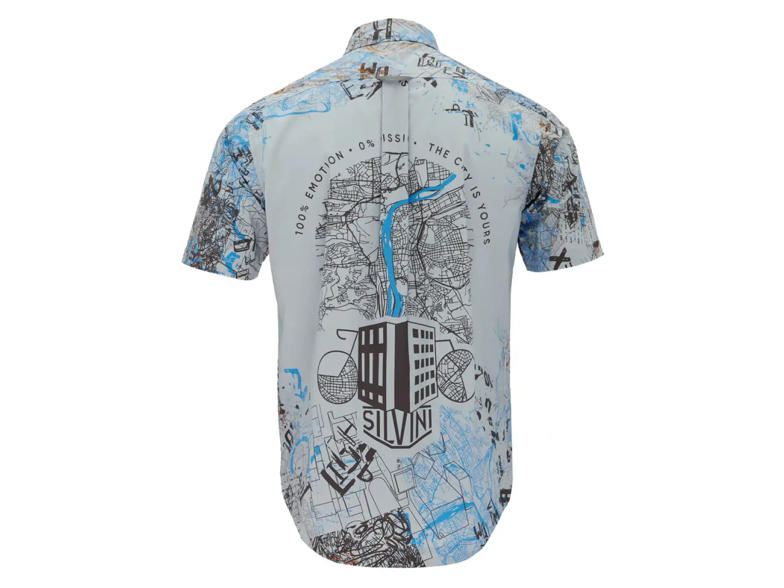 Silvini Montoro Herrenhemd Grey/Charcoal