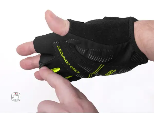 Etape Speed 2.0 Handschuhe schwarz/gelb fluo