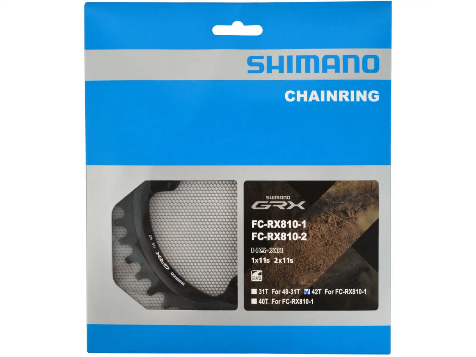Shimano GRX FC-RX810 Kettenblatt 42 Zähnen