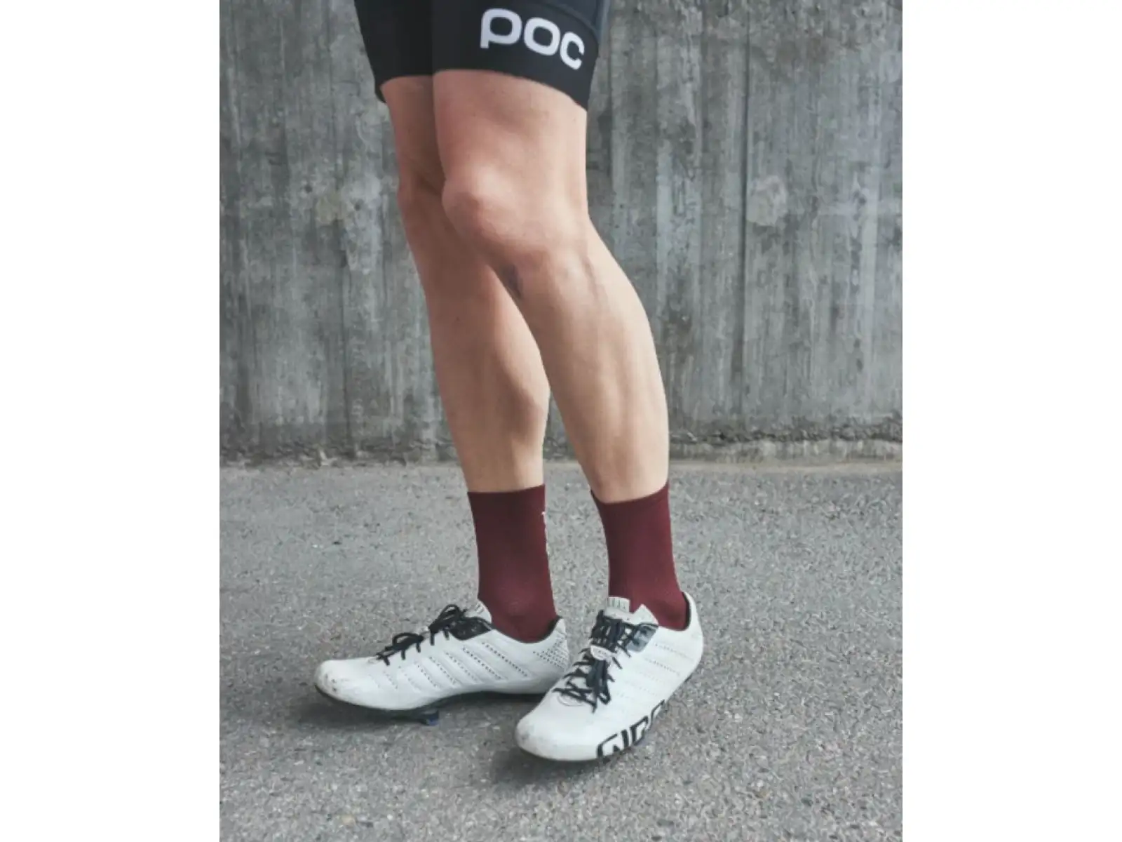 POC Seize Socken Short Garnet Red