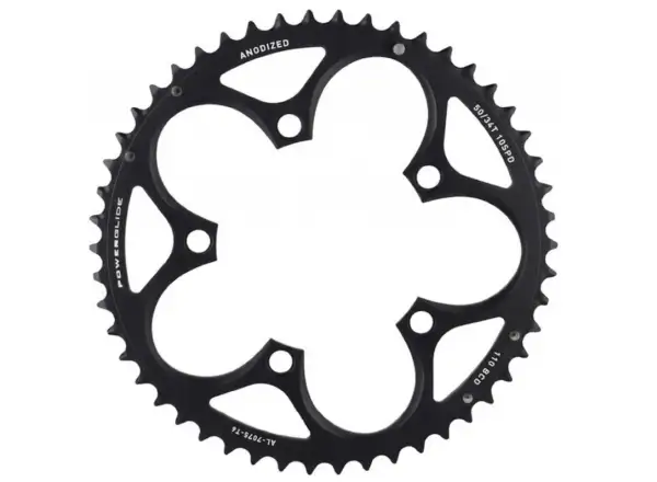Sram Straßen-Kettenblatt 50 Zähne V2 110 BCD Al schwarz (für 50/34)