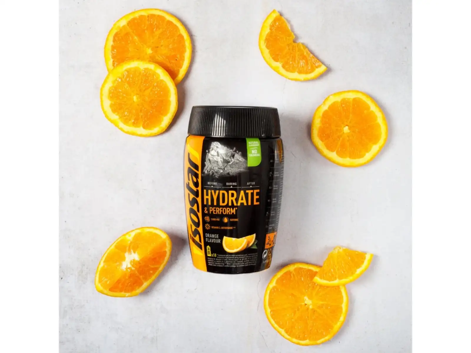 Isostar Hydrate & Perform isotonisches Getränk 400 g Orange