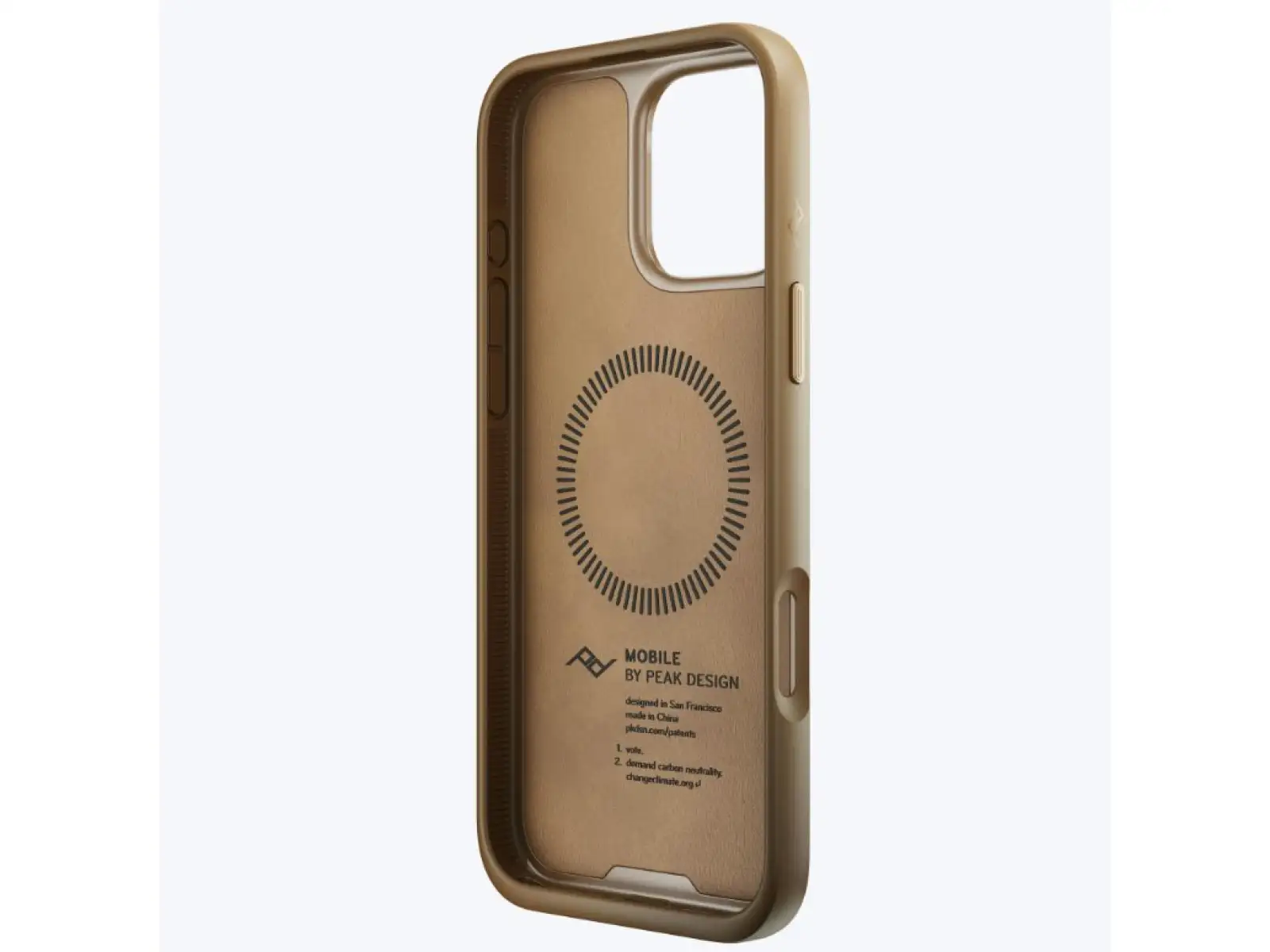 Peak Design Mobile Everyday Clarino Case für iPhone 16 Pro Max Handyhülle Tan