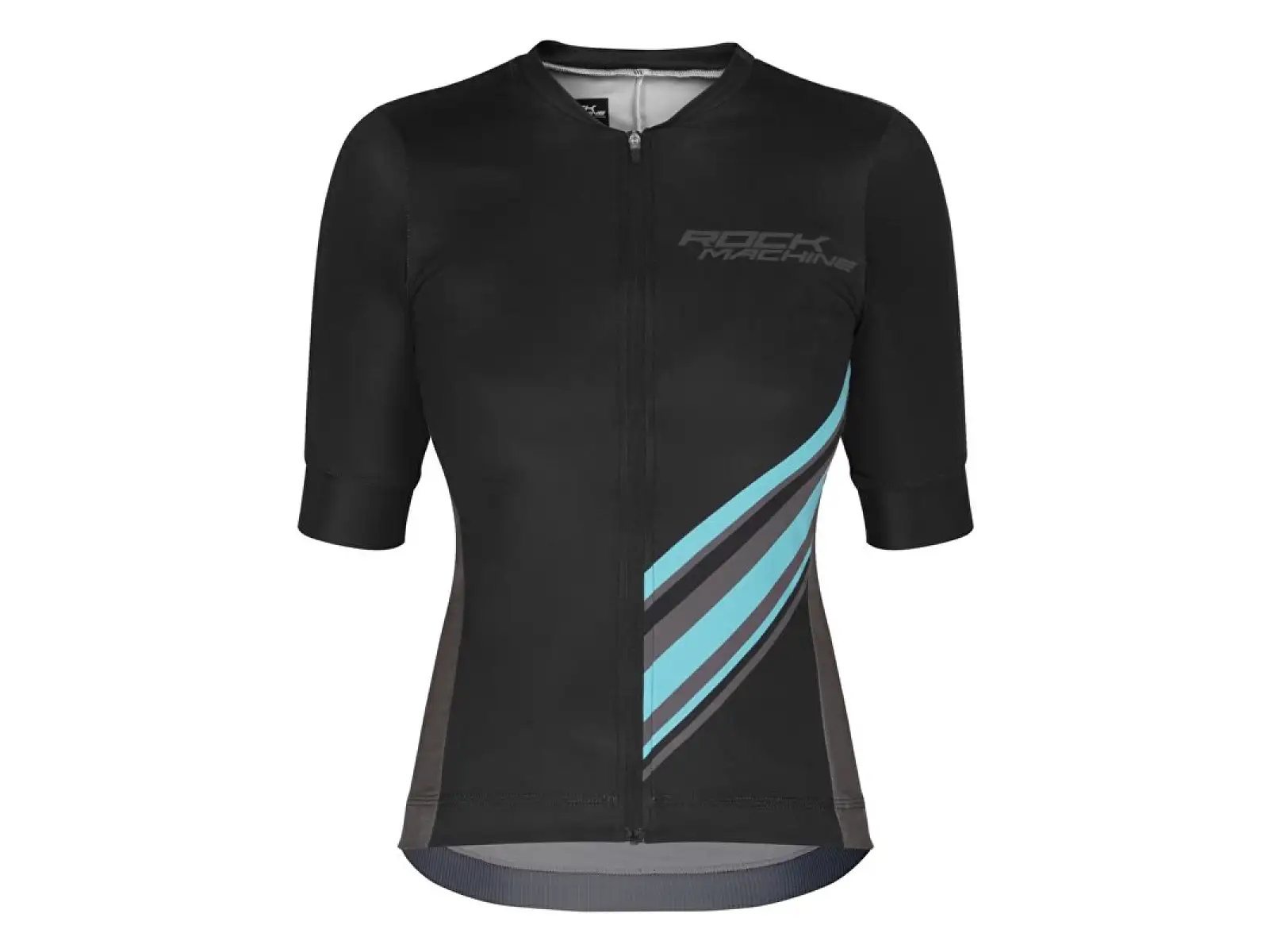 Rock Machine Catherine Pro Damen Kurzarmtrikot schwarz/grau/blau