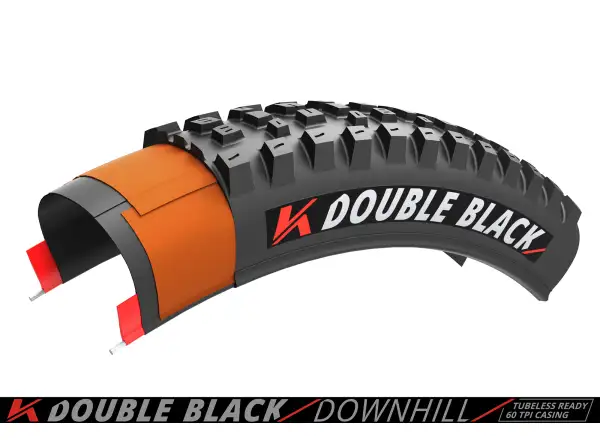 Kenda K-Series Double Black Downhill 60TPI K-1265 TR 27,5x2,40" MTB Reifen Kevlar