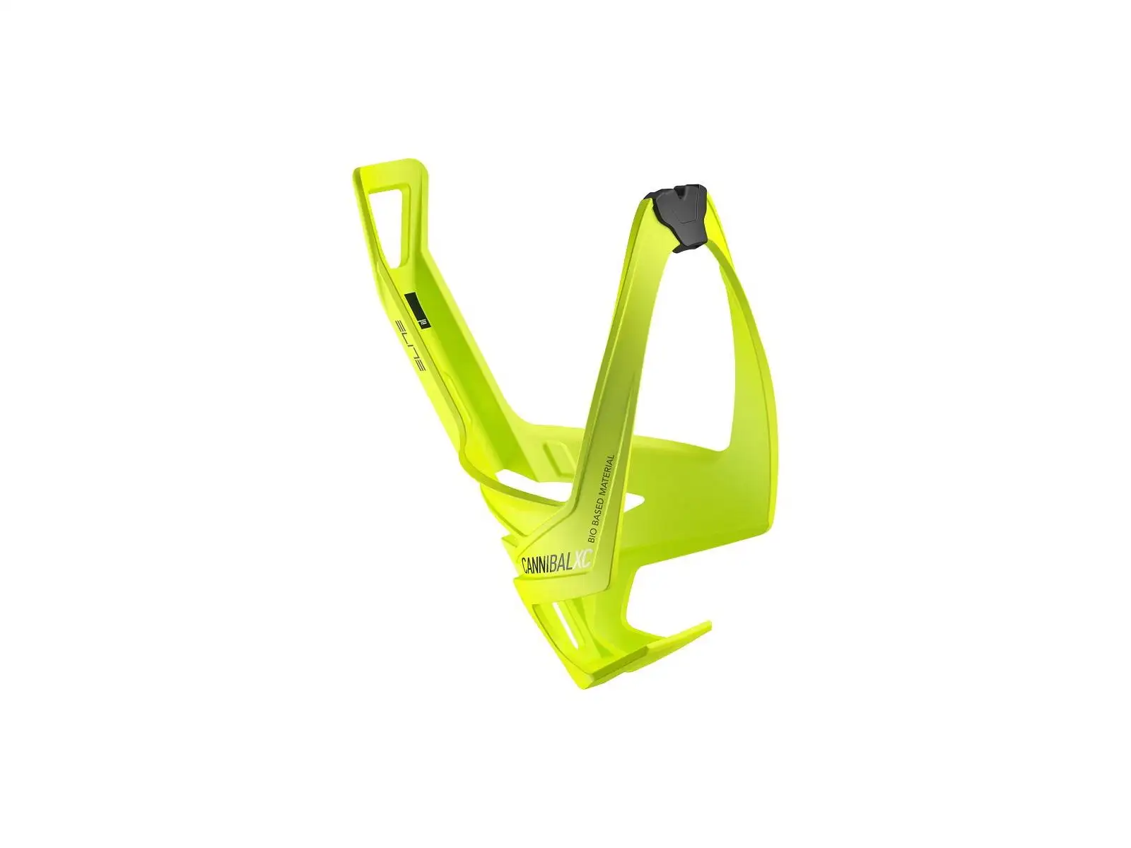Elite Cannibal XC Bio Based Flaschenhalter Yellow Fluo Schwarz/Schwarz Grafik