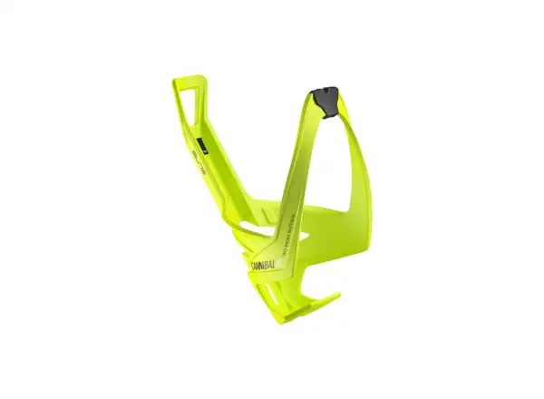 Elite Cannibal XC Bio Based Flaschenhalter Yellow Fluo Schwarz/Schwarz Grafik