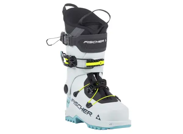 Fischer Transalp Tour Skitourenschuhe weiß/türkis.