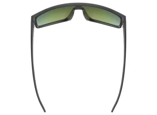 Uvex LGL 51 Fahrradbrille Black Mat/Mirror Green