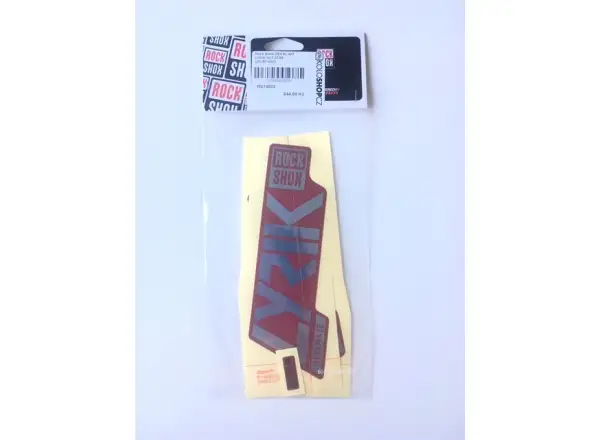 Rock Shox Decal Kit für Lyrik Ultimate 27,5" und 29" Polar Foil / Gloss Red