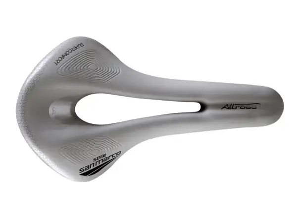 Selle San Marco Allroad Supercomfort Racing Wide Sattel Grau