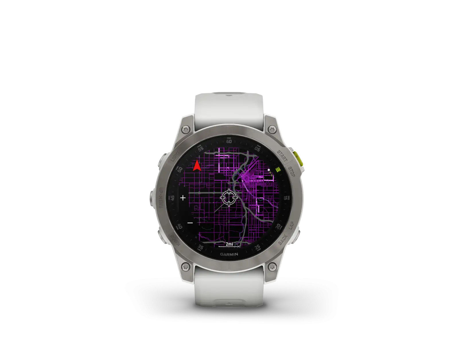 Garmin Epix Generation 2 Sapphire Edition Smartwatch Titanium/Weiß