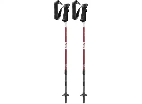 Leki Trail Lite Trekkingstöcke tamarillo/white