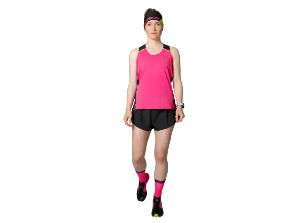 Dynafit DNA Damen Lauf-Tanktop Pink Glo
