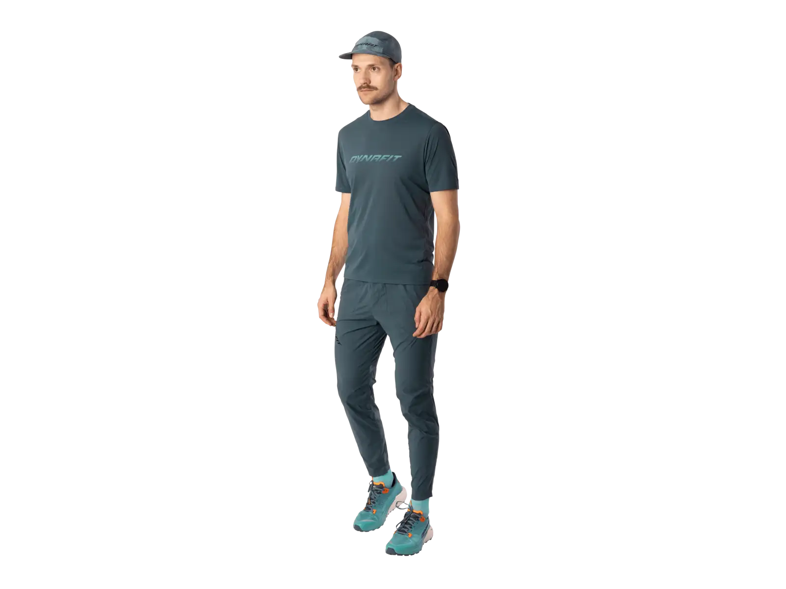 Dynafit Trail Reflective Herren Laufshirt kurzer Ärmel Cinder