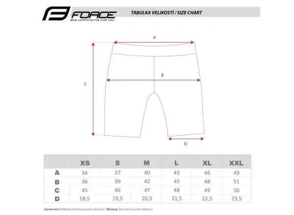 Force MTB Innenhose schwarz
