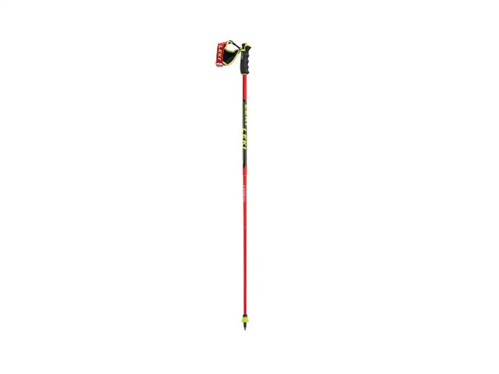 Leki Venom GS Skistöcke Neon Rot/Schwarz/Weiß/Gelb